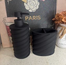 Soap Dispenser & Toothbrush Holder