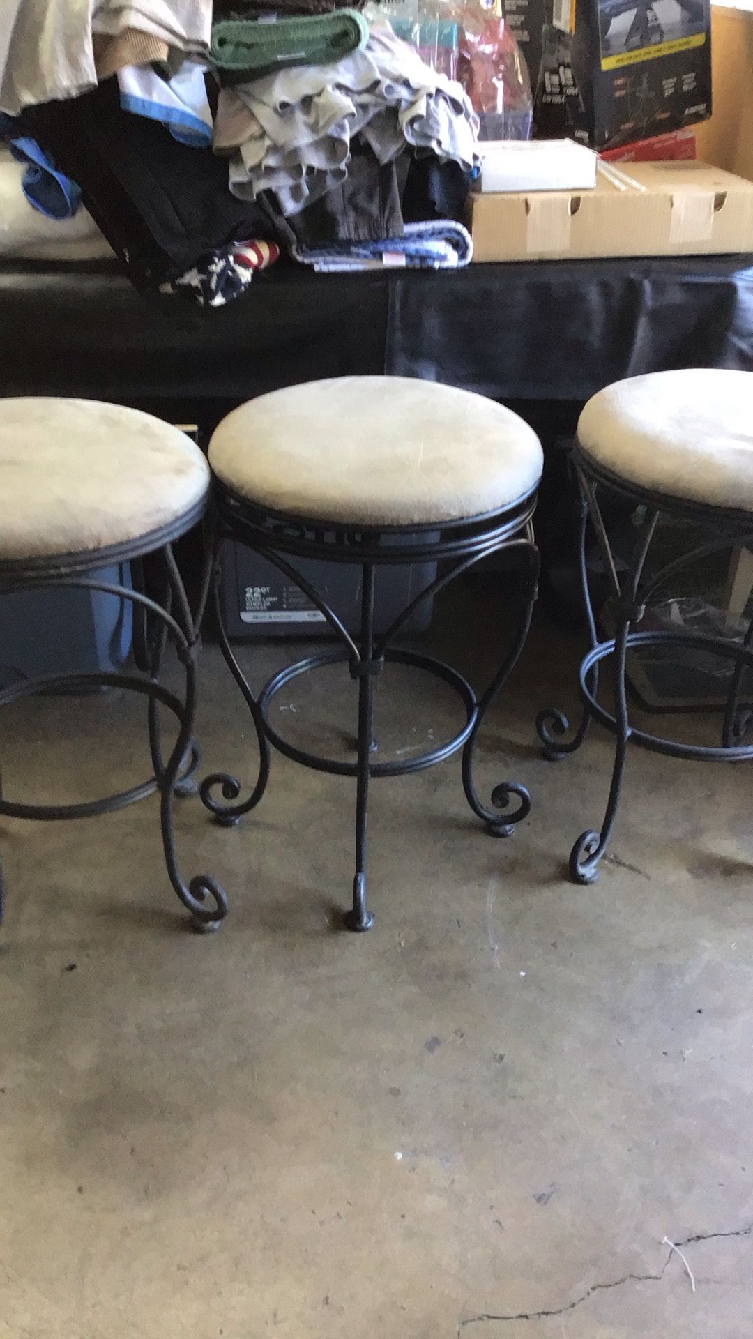 -3 High Strong Bar Height Stools 26 X17all 3 $100