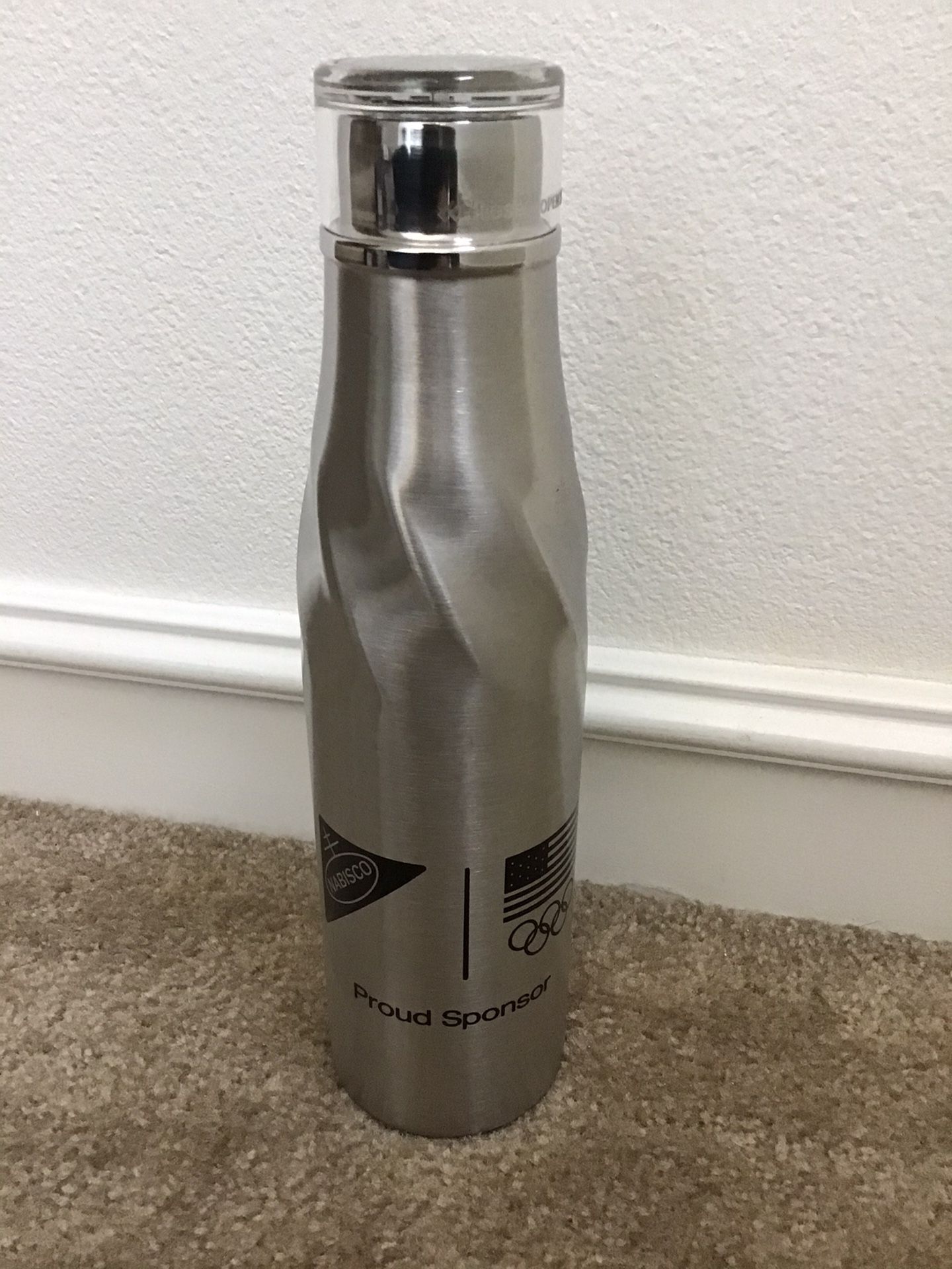 Nabisco Team USA Proud Sponsor Water Bottle Brand New