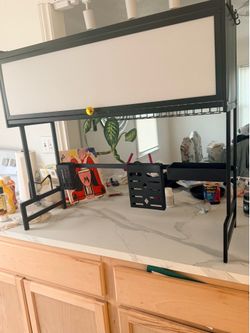 Over-the-counter dish rack