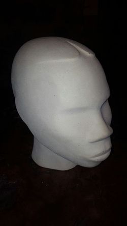 Sculpted White Head