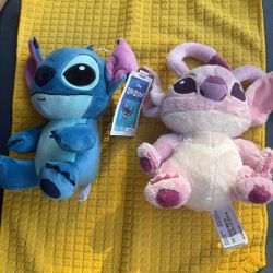 Disney Store Stitch & Angel Mini Plush Doll Set - Lilo & Stitch