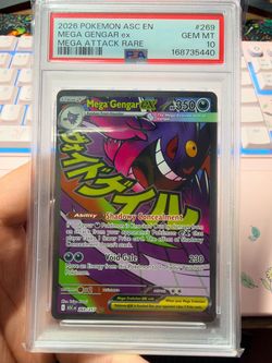 Mega Gengar ex 269/217 Me: Ascended Heroes PSA 10