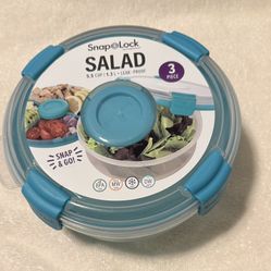 Snap Lock Salad 3 Piece Bowl