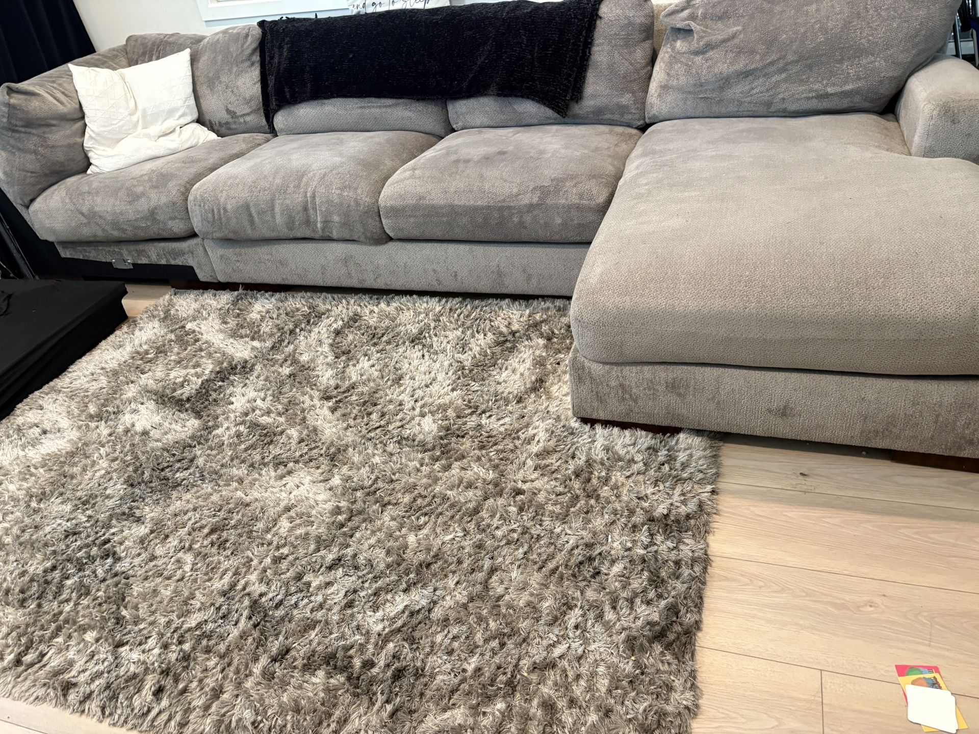 Large sectional Couch - Right L Shaped Sofa