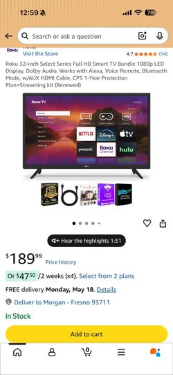 32in Roku tv