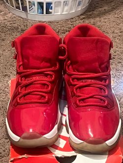 Jordan 11 retro red on red size 11