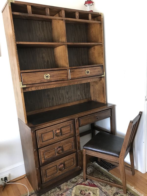 American Of Martinsville Desk With Hutch And Chair For In American Of Martinsville Desk With Hutch And Chair For In Norwalk Ct Offerup