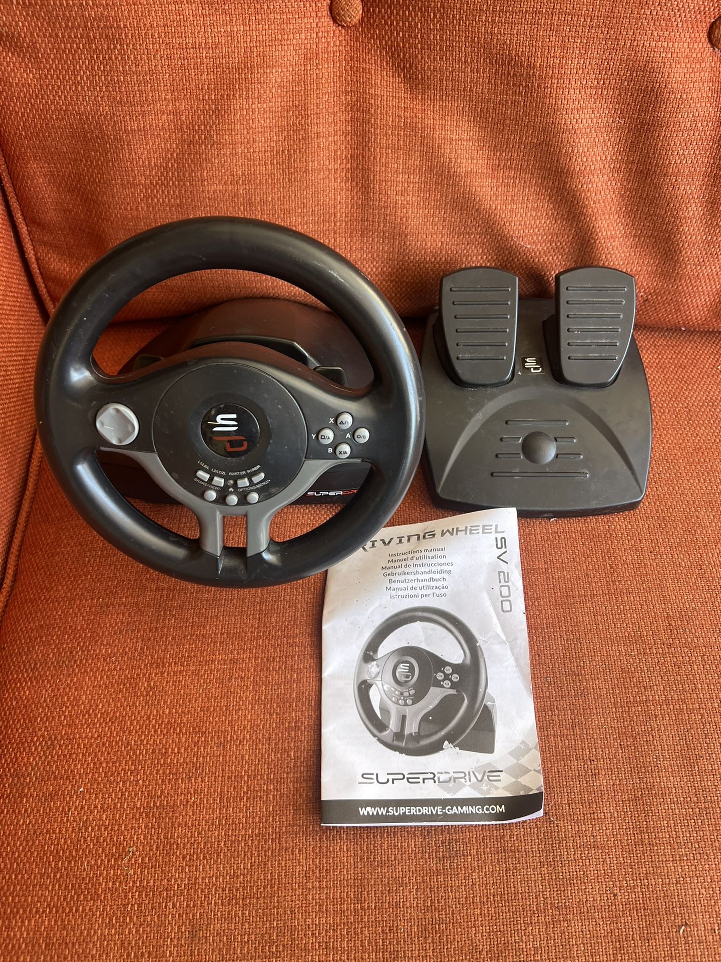 Superdrive SV200 Racing Wheel & Pedals - Great Condition!