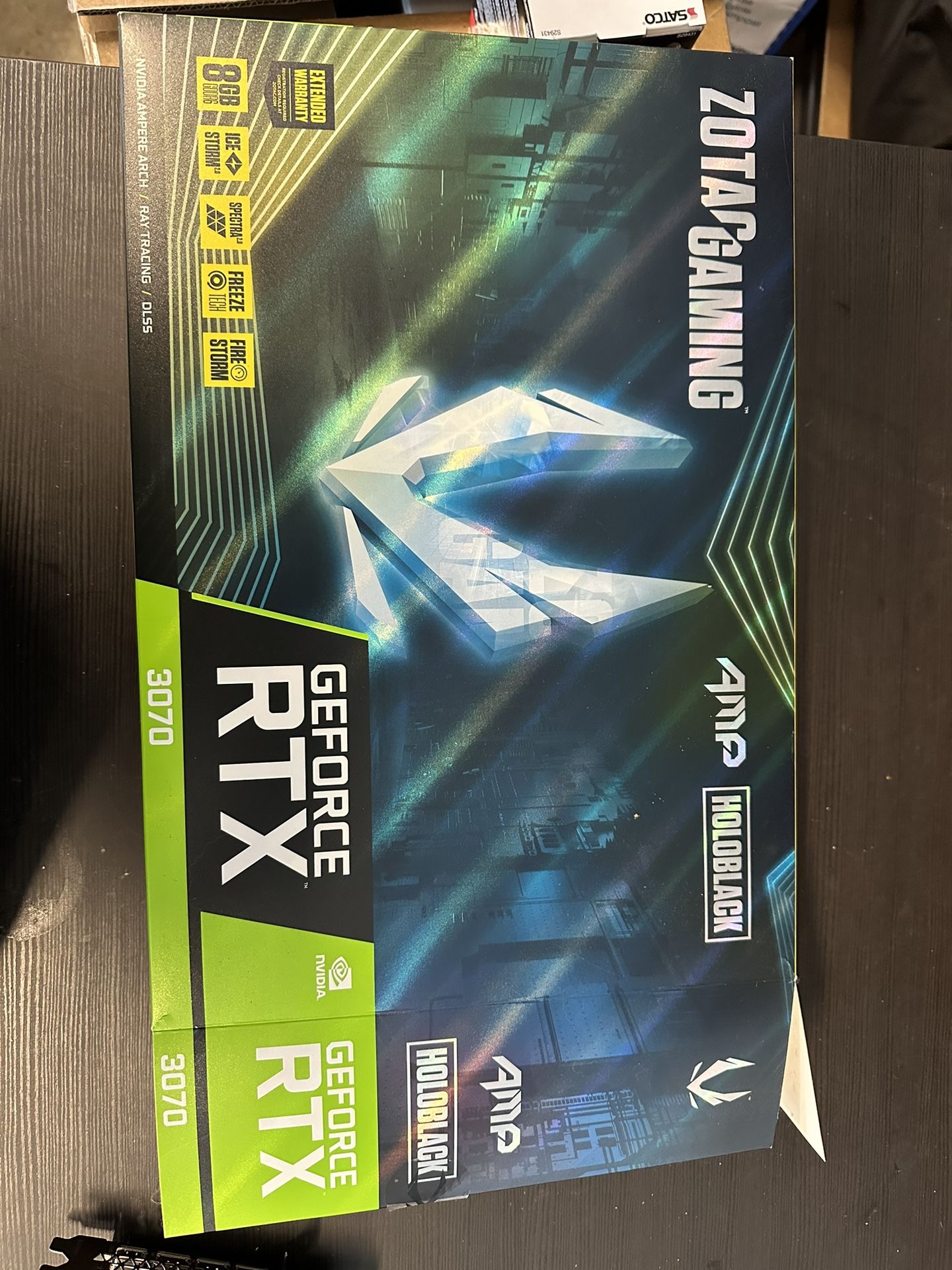 Nvidia GeForce RTX 3070 - Zotac AMP Holoblack