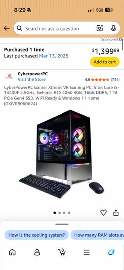 Computer and two monitors