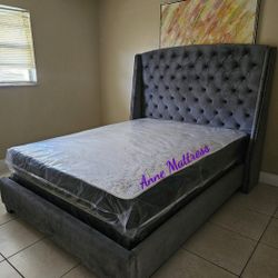 NEW QUEEN MATTRESS AND BOX SPRING 😉 100% QUALITY & CONFORM 👌