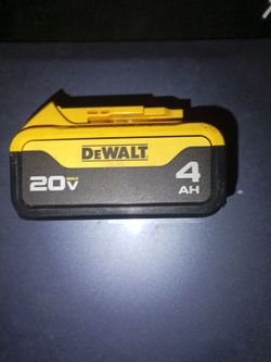 DeWalt 20v battery 4ah