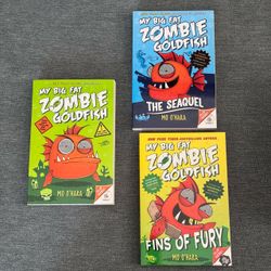 My Big Fat Zombie Goldfish by Mo O Hara Paperback Box Set with 3 books
