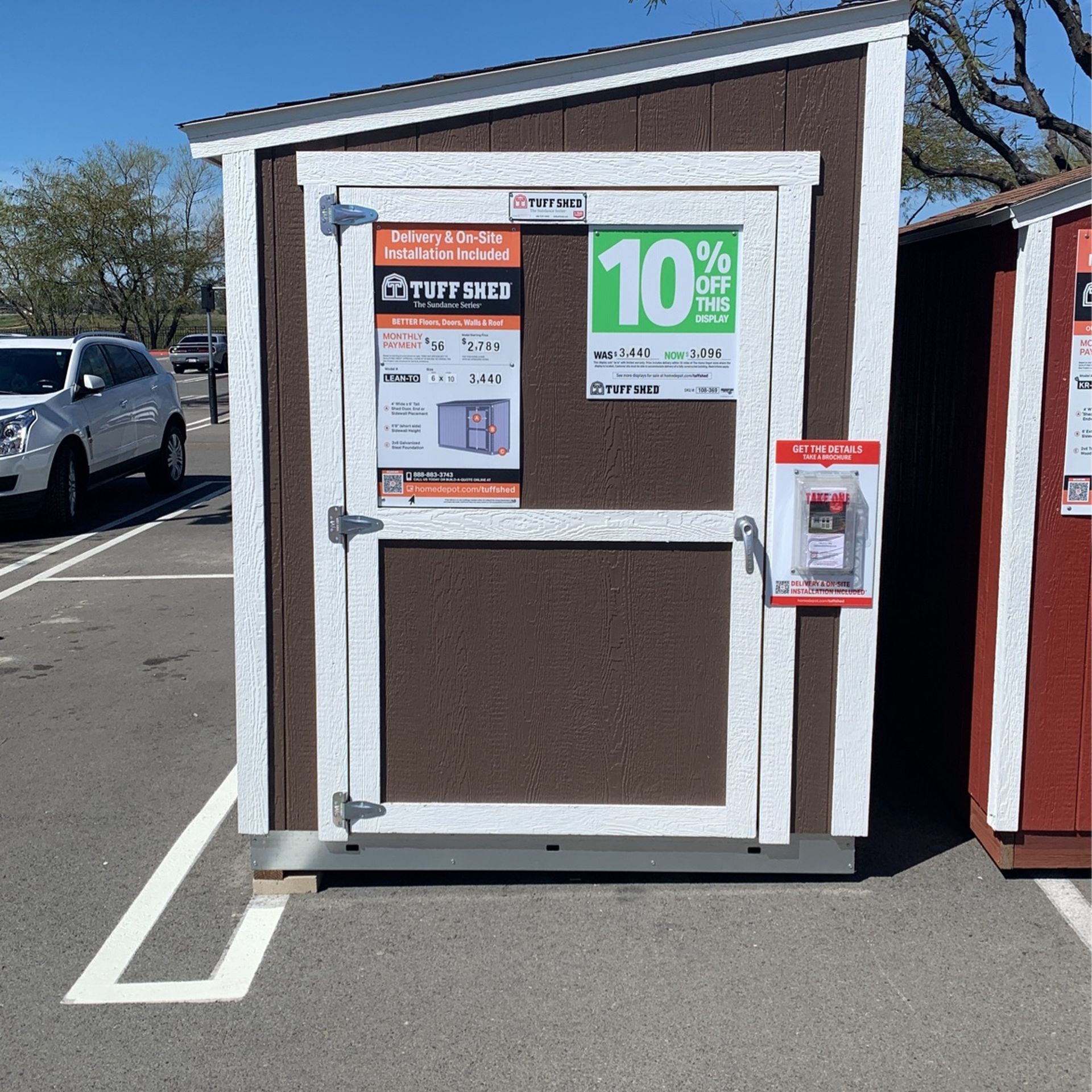 Tuff Shed Sundance Lean-To 6x10 Was $3,440 Now $3,096 10% Off Financing Available!