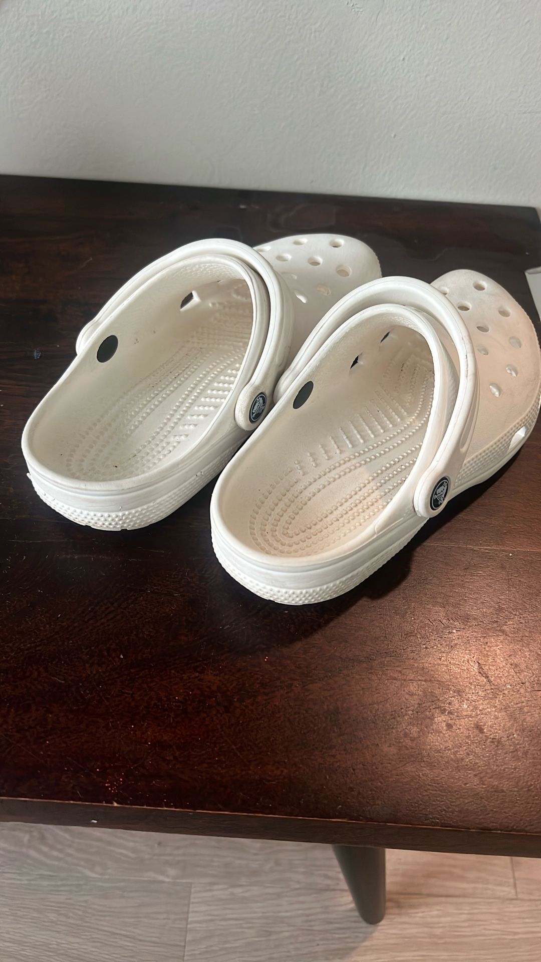 White Crocs