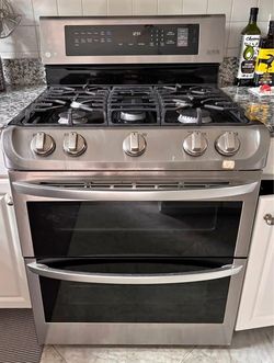 LG gas stove + oven