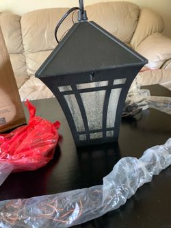 Light Outdoor Pendant Lantern Outside Fixture,
