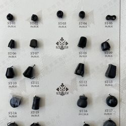 21 Pcs Beads & Cord Ends Stoppers Fabric Sewing Trim For Costumes Garments Handbags Craft