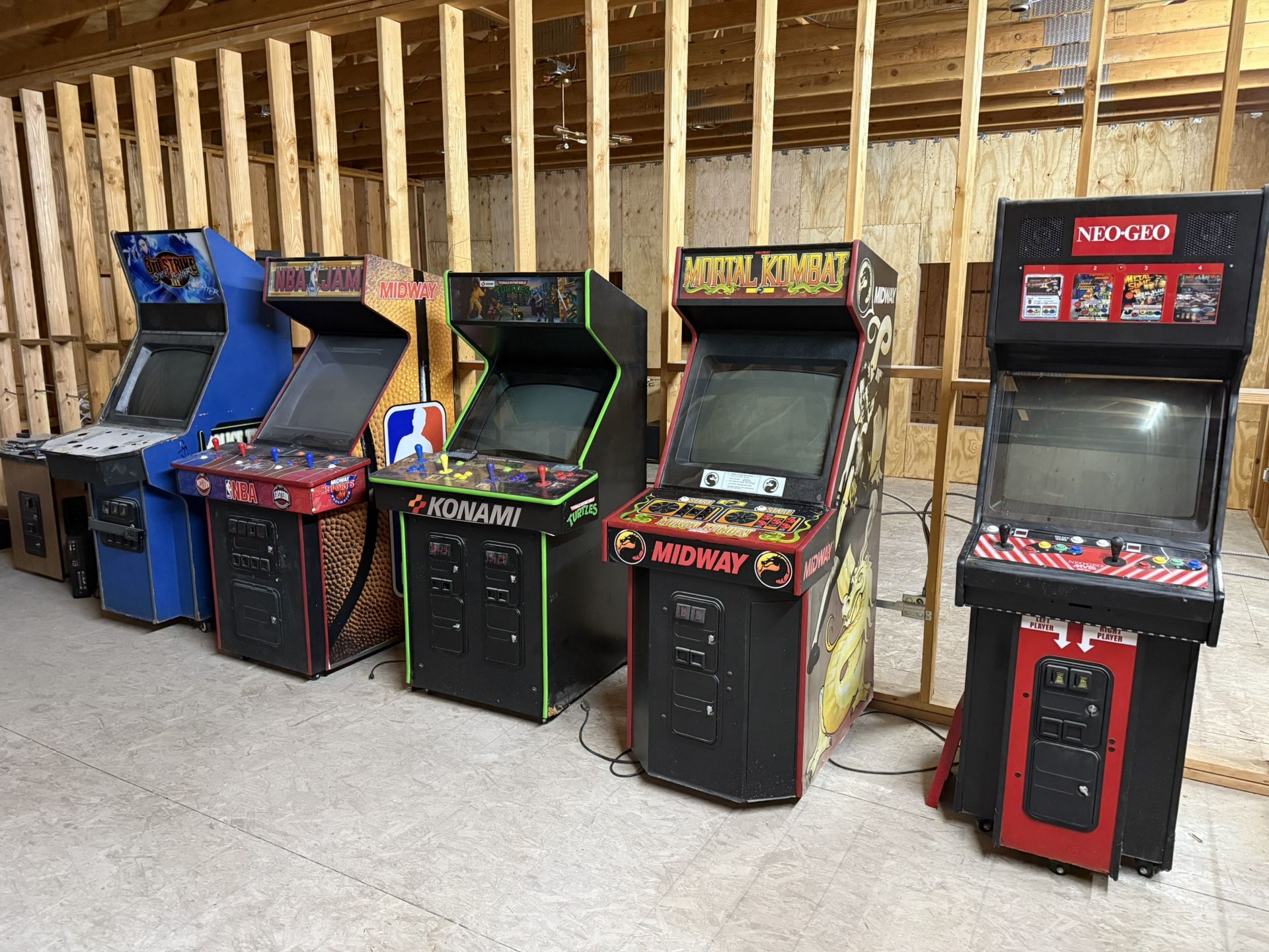 High-End Restored Arcade Collection – TMNT, NBA Jam, MK, Candy Cabs, More