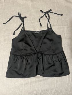 Black Cami Motel Top XS