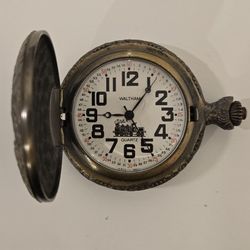 Vintage Waltham Train Pocket Watch. Needs to be serviced