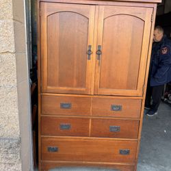 Tall Dresser Cabinet. 