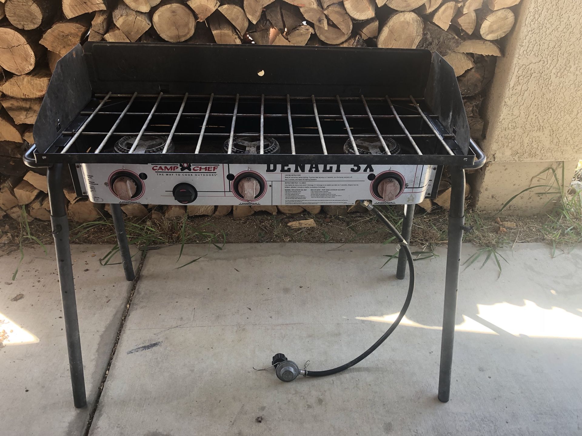 DENALI PRO 3X Camp Chef 3 burner outdoor/indoor stove $115 or best offer