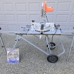 Miter saw with utility stand