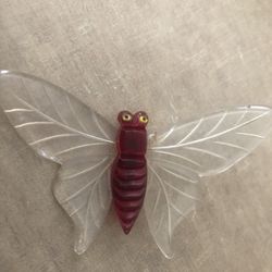 Very Rare Lucite Pin/brooch 