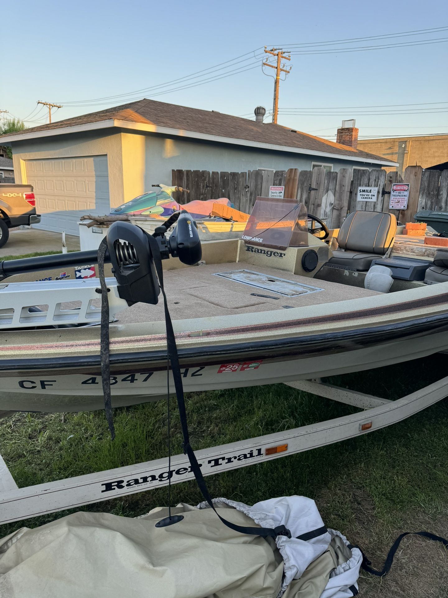 91 …18ft Ranger Bass Boat 