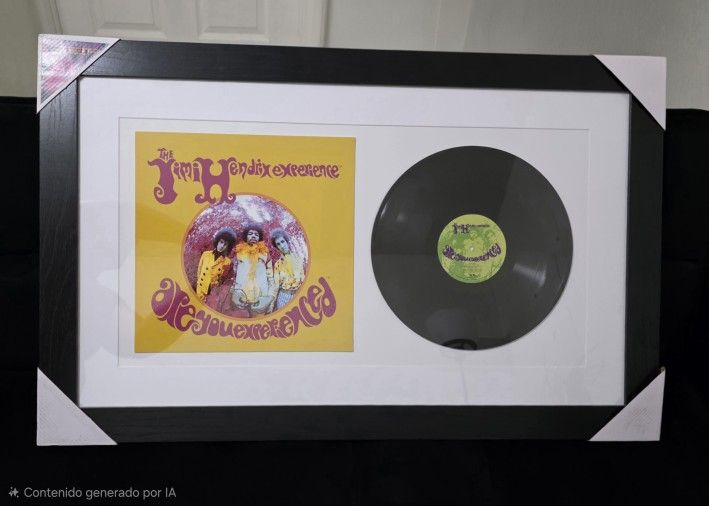🎸 Jimi Hendrix Experience – Vinilos enmarcados (oficiales)