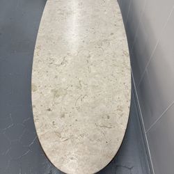 Marble Surfboard Style Table