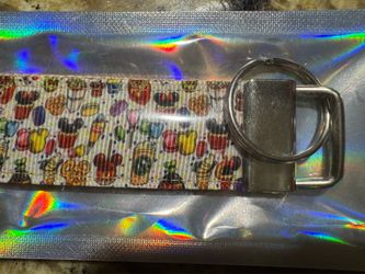 Disney Snack Key Fob Key Chain Key Ring Strap Holder Wrist Lanyard Strap New