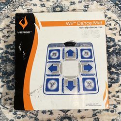 Verge Wii Dance Mat Black Blue Dance Dance Revolution Game Non Slip Pad Nintendo