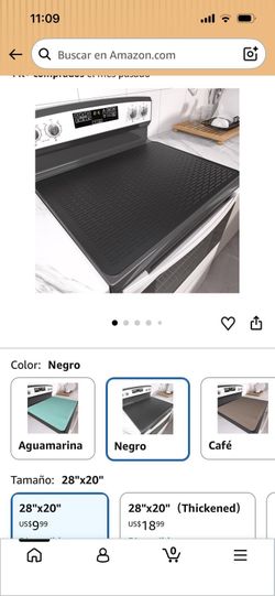 Cubierta Superior de Estufa para Estufa Eléctrica - Cubiertas de Cocina para Estufa Eléctrica, Tapete de Secado de Platos XXL de Silicona, Cubiertas p