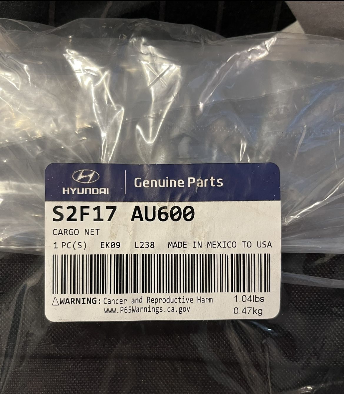 Hyundai Genuine Parts Cargo Net