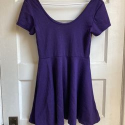 Purple Skater Dress