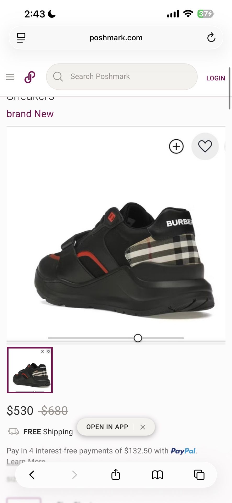 Burberry Shoes 