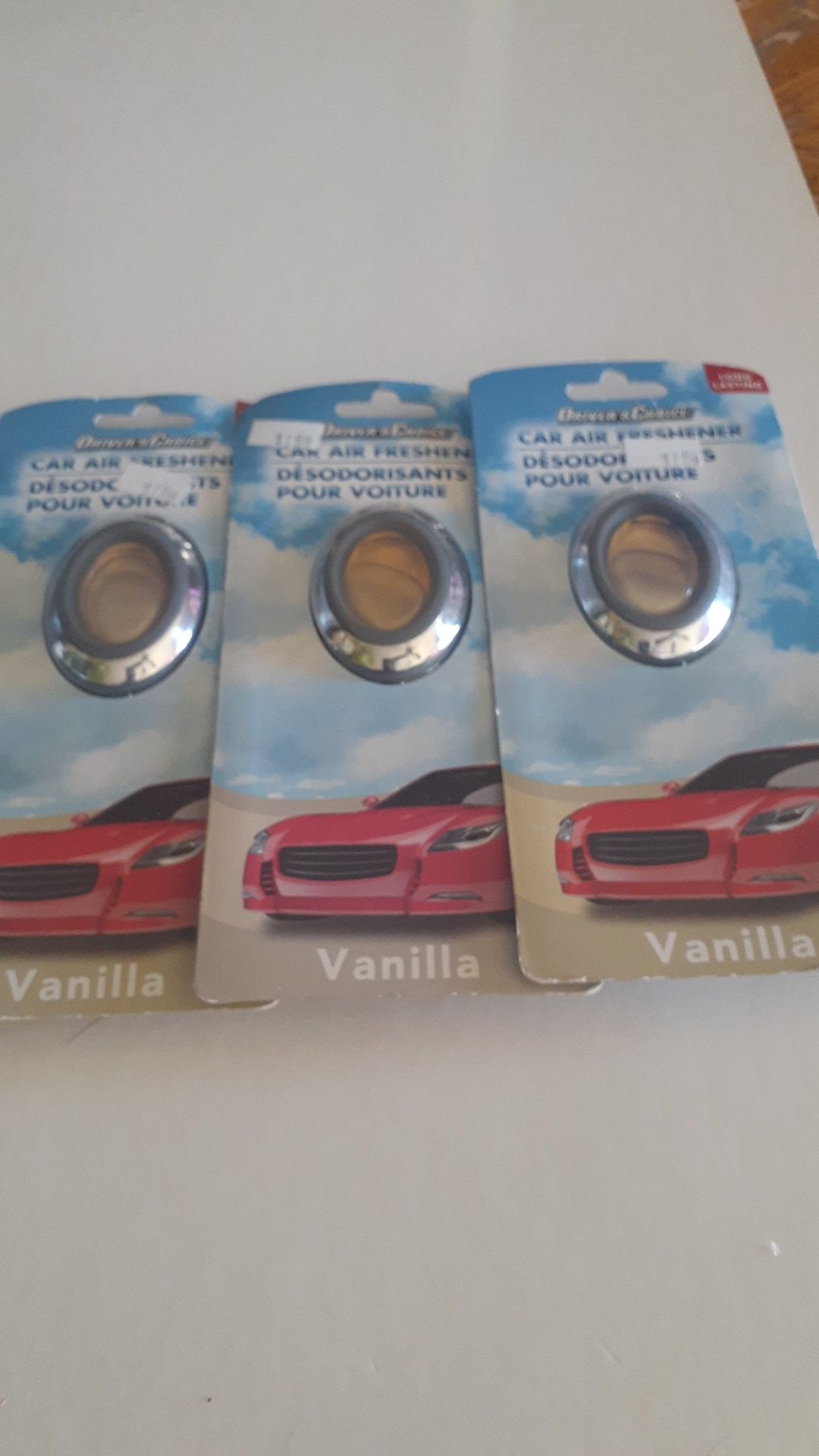 3 Vanilla Car Air Freshners All $1