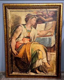 Large Framed Classical Artwork – Gold Frame – 40"x32"