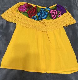 Blusa Estilo Mexicana Size M 