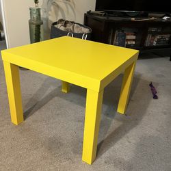 Ikea Yellow Lack Table PLEASE Take