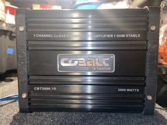 15” Kicker With 2000 Watts Amplifier