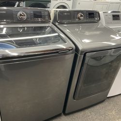 Samsung Washer And Electric Dryer Set We Are In The Blue Building 🟦