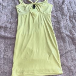 Yellow Forever 21 dress
