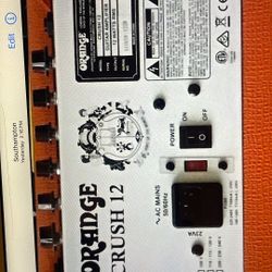 Orange Crush  12  Electric Guitar Amp