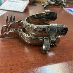 Espuelas de acero inoxidable para montar