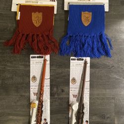 Harry Porter Scarf And Wand $25 Each Piece 