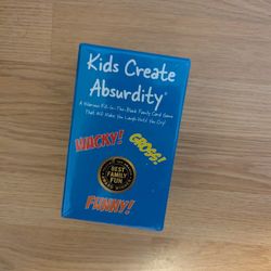 Kids Card Game Kids Create Absurdity New In Box